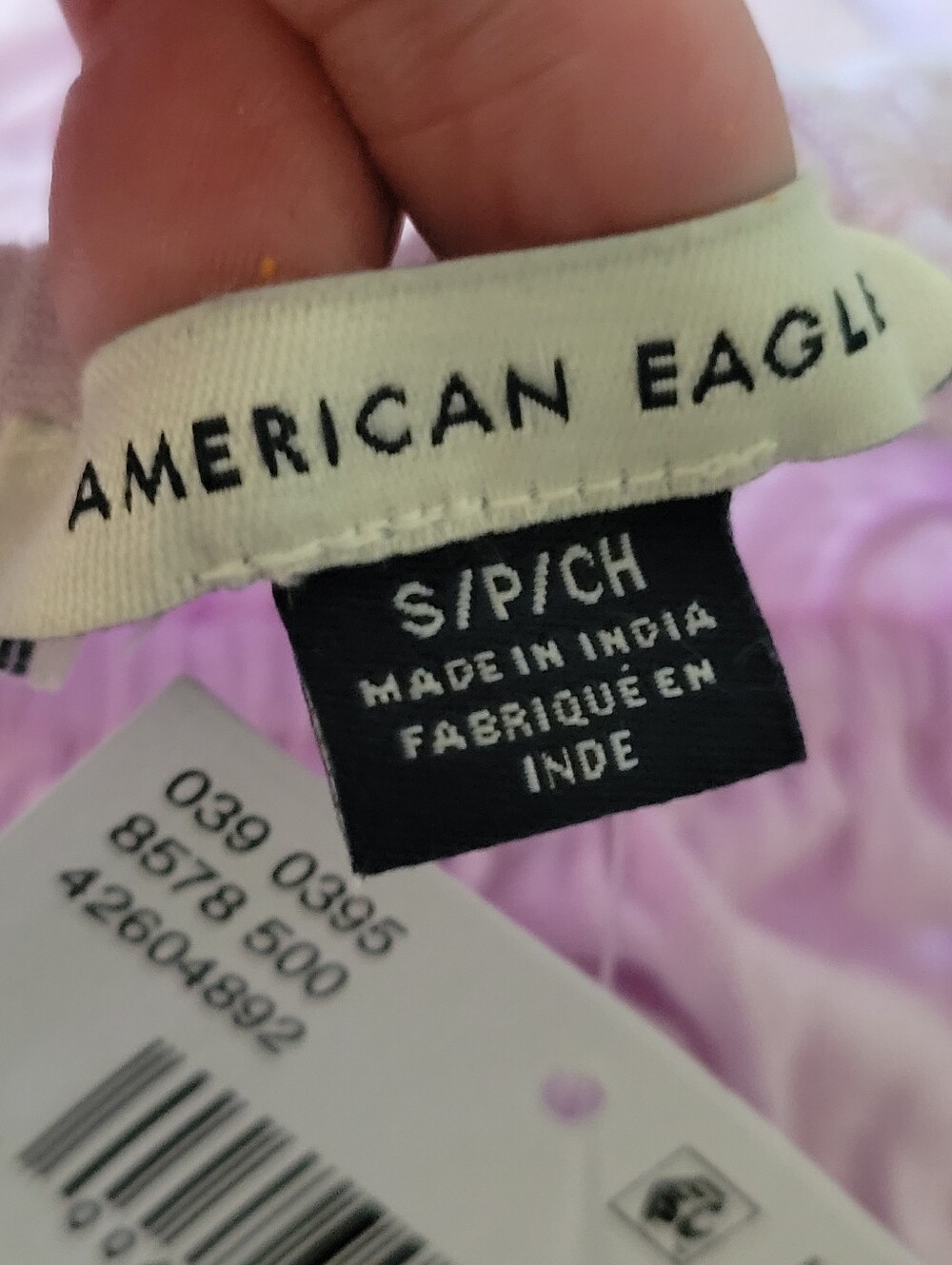 NWT American Eagle Outfitters Sunchaser Knit Smocked Bodice Midi Dress Cotton S - Picture 9 of 14